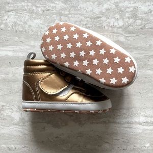 Gold Baby Sneakers